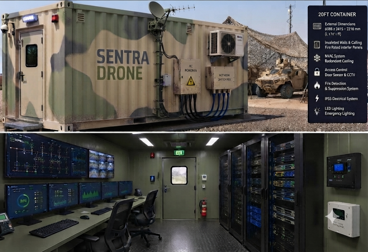 SENTRADRON control hub hardware